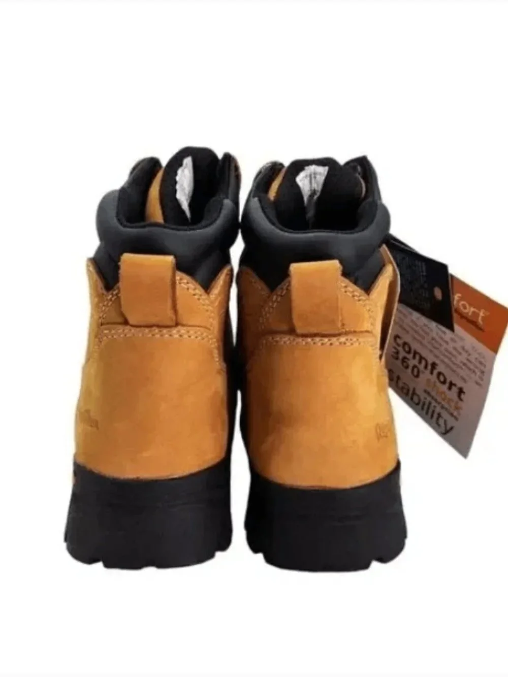 Refrigiwear Men's Tan Ice Logger Composite Toe Insulated Leather Boots Size 7